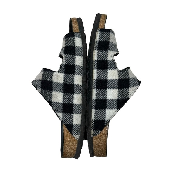 Birkenstock RARE Arizona Textile Slip On Plaid Sandals Size (39) US 8-8.5 - Picture 6 of 10